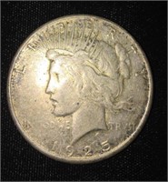 1925 Liberty silver dollar