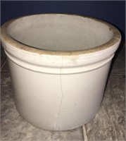 1 gallon stoneware/has crack