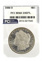 1880-O MS63 DMPL Morgan Silver Dollar
