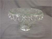 McKee EAPG Plymouth Thumbprint Cake Stand