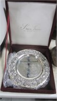 SET OF SMALL SILVERPLATE TRAYS IN CASE