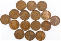 Coin  Key Date Lincoln Cents 16 Coins