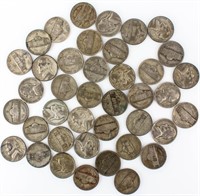Coin Wartime Jefferson Nickel 40 Coins 40% Silver