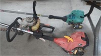 GAS POWERED WEED EATERS AND CHAINSAW