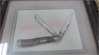 CASE KNIFE DRAWING BY ALVA HAZELL