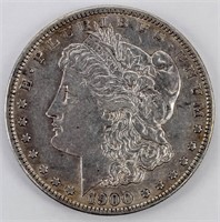 Coin 1900 O Over CC Morgan Silver Dollar XF