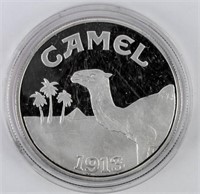 Coin Camel Cigarettes 1 Troy Ounce .999 Silver