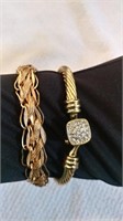 1 14K Gold 14 Grams & 1 Costume Bracelet