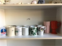 Set Of Ceramic Coffee Mugs No Cracks Or Repairs