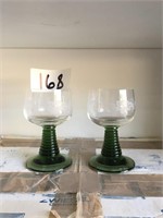 Set Of Zweisel Wine Glass Chalice Germany