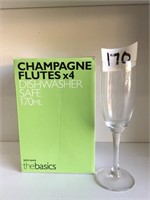Set Of John Lewis The Basics Champagne Flutes