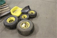 John Deere Lawn Tractor Tires & Seat