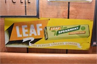 Leaf Spearmint Gum Sign