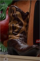 Large Ceramic Cowboy Boot