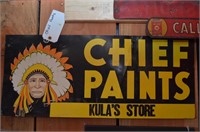 Cheif Paints Sign