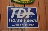 TDI Horse Feeds Sign