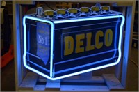 Delco Battery Neon Sign