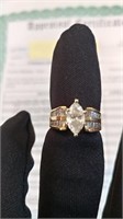 14K Yellow Gold 1 Carat Marquis Diamond Ring