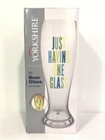 New Yorkshire XL Beer Glass 53oz. “Just Having