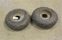 (2) Goodyear AT25x8-12 Tires & Rims, Came off 2002