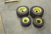 John Deere Lawn Tractor Tires (2) 23x10.5-12 & (2)
