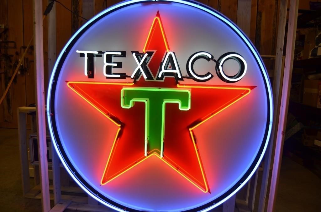 Texaco Neon Sign Lot 2
