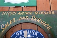 Second Ave Mopars sign