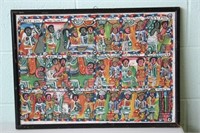 Original Oil Painting Ethiopian Calendar 17.5 x 24