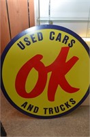 Used Car OK Sign