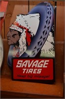 Savage Tires Sign