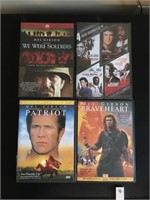 (4) DVDs Mel Gibson