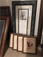 Large Selection of Pictures and Frames