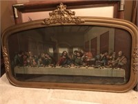"Last Supper" Print in Beautiful Gold Frame