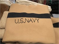 (2) US Navy Wool Blankets