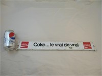 Barre en métal Coca-Cola
