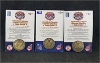 Lot Of 3 Cleveland Indians 100 Years Coins New