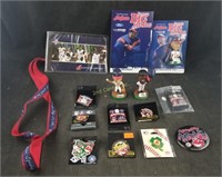 Lot Of Cleveland Indians Items Pins Lanyard & More