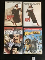 (4) DVDs Sister Act 1 & 2,