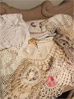 Large Selection of Doilies and Linens
