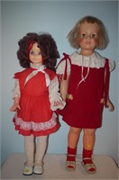 2 Walking Dolls- Ideal Toy Corp, Circa 1960, Soft
