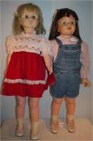 2 Walking Dolls, Ideal Toy Corp, G-35, Hard