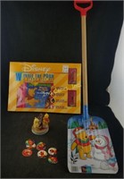 Winnie The Pooh Lot Books Shovel & Figurine