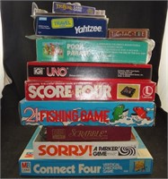 Lot Of Board Games Sorry! Connect Four Uno