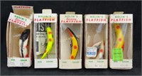 Lot Of 5 Helin's Flatfish Fishing Lures In The Box