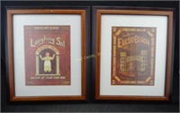 2 Framed Euclid Beach Park Poster Style Art