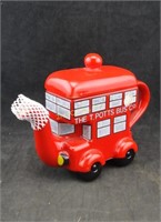 The T Potts Bus Co Ceramic Teapot British