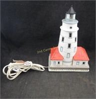 Chicago Harbor Lighthouse Geo Z Lefton Lamp