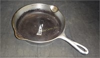 #5 Griswold Nickel Plate Cast Iron Skillet 724c