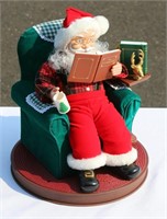 Animated Santa Reads Different Books