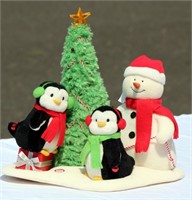 Hallmark Singing Snowman with Penguins